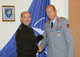 Supreme Allied Commander Europe (SACEUR) Admiral James STAVRIDIS with NDC Commandant LtGen Wolf-Dieter LOESER