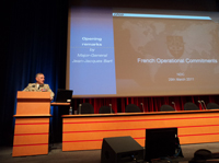 Visit to the �cole Militaire in Paris; opening remarks by Major General Jean-Jacques BART, Assistant to the Deputy Chief of Defence Staff - International Relations Division.