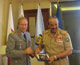 General Sheikh Khalifa Bin Ahmed Al Khalifa, Commander-in-Chief of the Bahrain Defence Force with LtGen Wolf-Dieter Loeser, Commandant of the NATO Defense College
