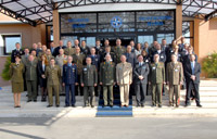 NDC Commandant LtGen. DALHAUG and senior NDC leaders with the Russian delegation led by MGen. MAKAREVICH and METT participants