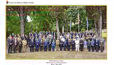 Participants to the 48th Conference of Commandants at the Italian Centro Alti Studi per la Difesa (CASD)