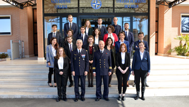  Master’s course students from the Université Catholique de l’Ouest, France at the NATO Defense College