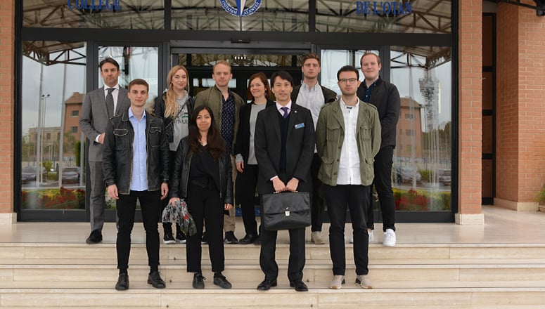 Students from the Society of International Affairs in Gothenburg at the NATO Defense College