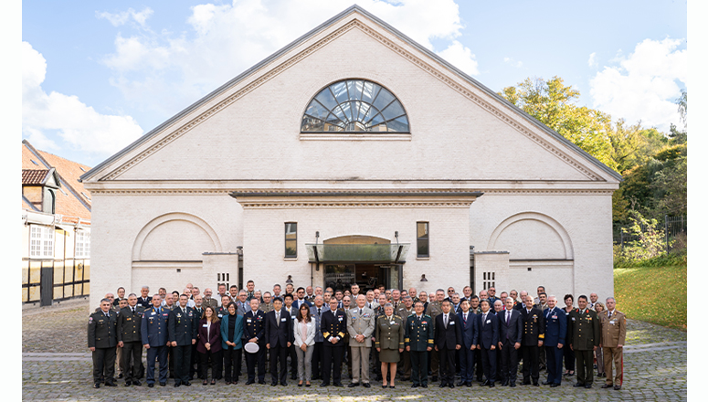 Participants to the 50th Conference of Commandants at at the Royal Danish Defence College (RDDC) in Copenhagen