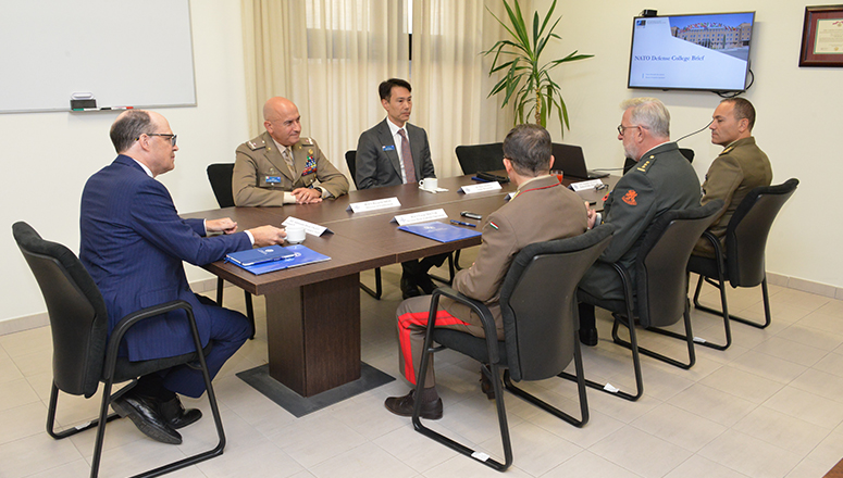 Ambassador Angell is briefed on NDC mission and activities