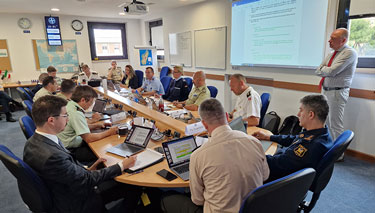 Course Members participating in Working Group sessions 