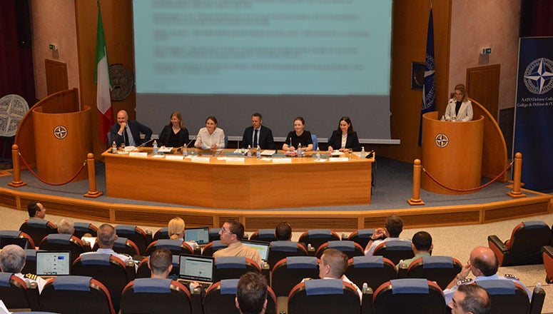 Members of Senior Course 142 attending the lecture series on “The Northern Region including the Arctic”