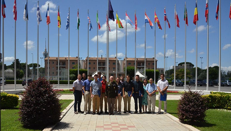 Visit of the Virginia Military Institute to the NDC
