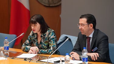 Professor Erin Wilson and Faculty Adviser Counsellor Berki Tuna Atala
