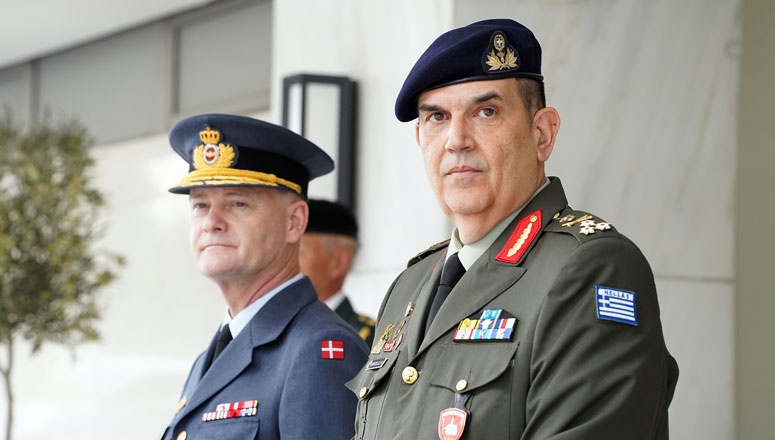 NDC Commandant LGEN Max A.L.T. Nielsen (left) and HNDC President, LGEN Athanasios Sardellis