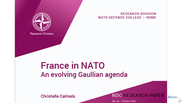 France in NATO - An evolving Gaullian agenda