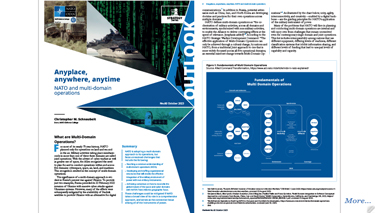 Anyplace, anywhere, anytime - NATO and multi-domain operations