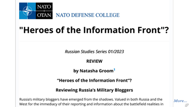 "Heroes of the Information Front"?