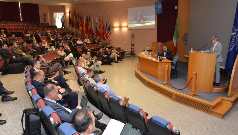SC140 Course Members during the press conference exercise