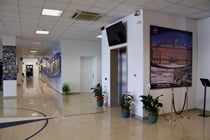 Hall, side view
