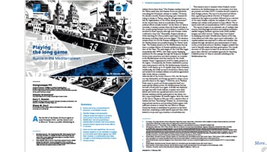 Playing the long game - Russia in the Mediterranean