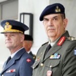 NDC Commandant LGEN Max A.L.T. Nielsen (left) and HNDC President, LGEN Athanasios Sardellis