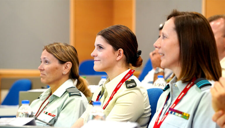 Participants attending the Field Studies briefing
