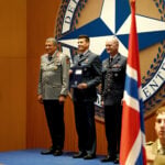 Course Member receives his diploma during the Graduation Ceremony