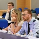 Field Study Conference participants during a briefing
